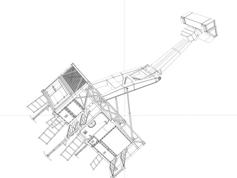 Giraffe AMB Radar 3D 모델