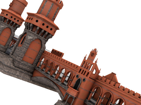 Oberbaum Bridge 3Dモデル
