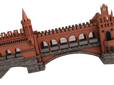 オーバーバウム橋 3Dモデル