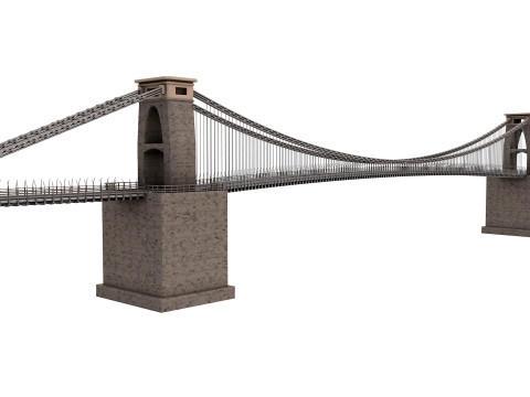 Clifton Suspension Bridge Modello 3D