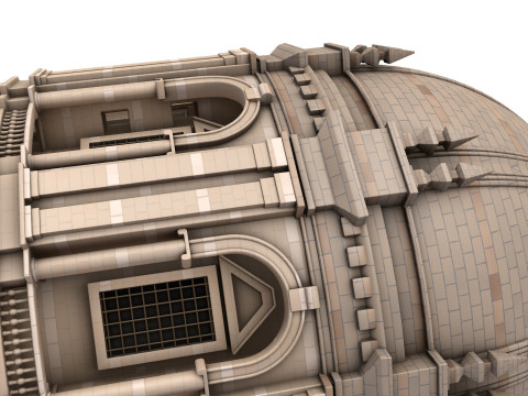 Church of Santa Engrcia 3D 모델