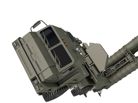 S-400 Launch Vehicle Modello 3D
