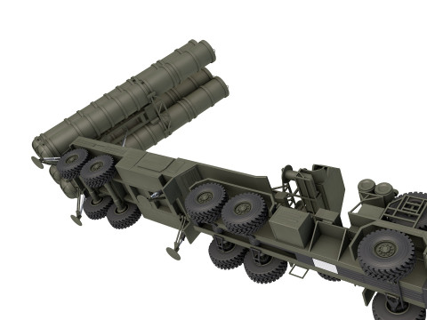 S-400 Launch Vehicle Modello 3D