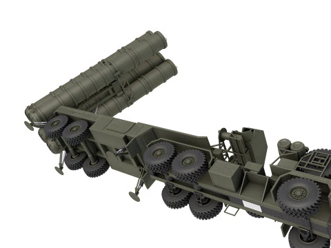 S-400 Launch Vehicle 3D Model