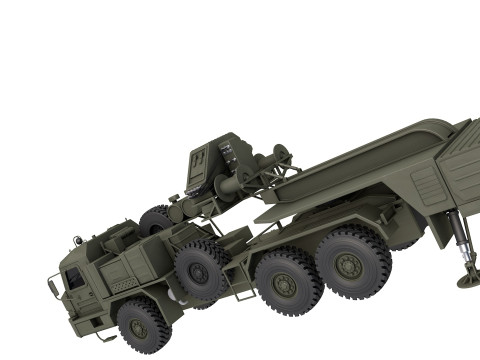 S-400 Launch Vehicle Modello 3D