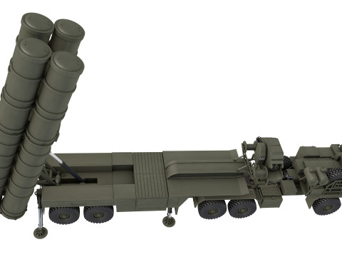 S-400 Launch Vehicle Modello 3D