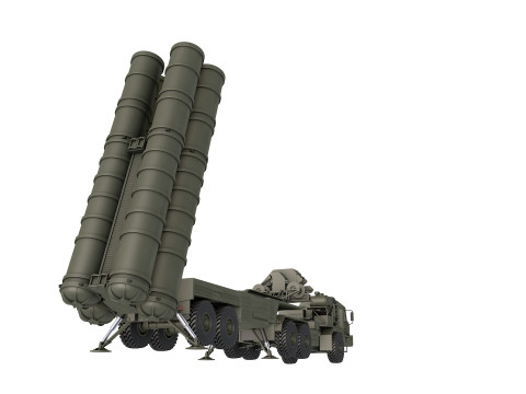 S-400 Launch Vehicle Modello 3D