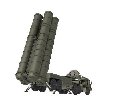 S-400 Launch Vehicle 3D Model