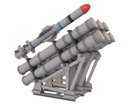 Mk-141 Missile Launching System 3D Model