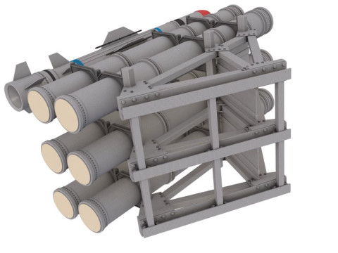 Mk-141 Missile Launching System 3D Model