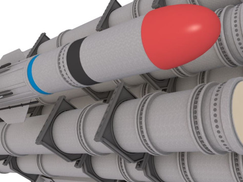 Mk-141 Missile Launching System 3D Model