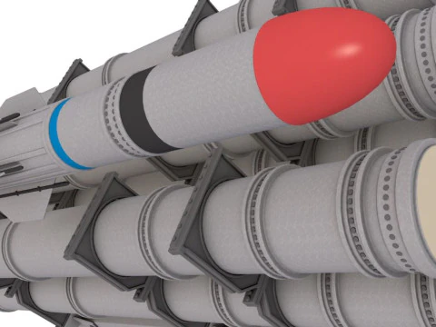 Mk-141 Missile Launching System 3D Model