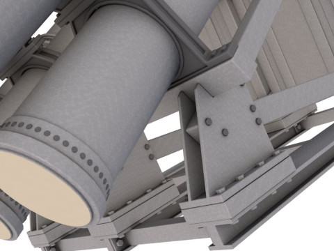 Mk-141 Missile Launching System 3D Model