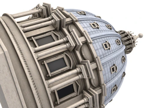 Bas&iacute;lica de S&atilde;o Pedro Modelo 3D