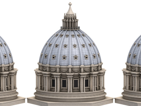 St Peter Basilica Modello 3D
