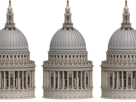 St Paul Cathedral 3Dモデル