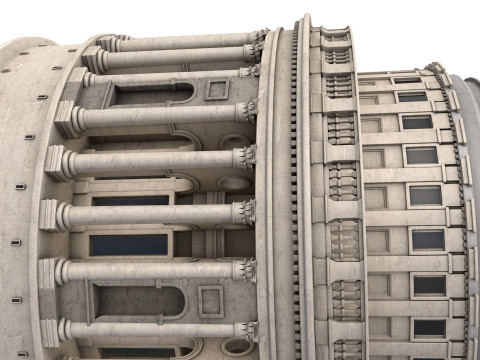 St Paul Cathedral 3D Модель