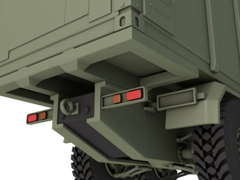 50K6 Command Control Vehicle S-350 Vityaz 3D Model