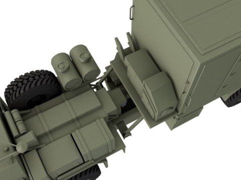 50K6 Command Control Vehicle S-350 Vityaz 3D Model