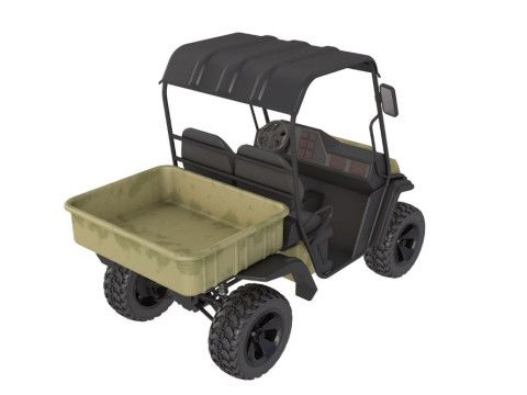 Military ATV 3D 模型
