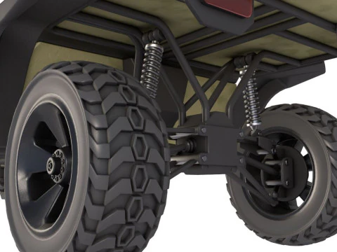 Military ATV 3D Model