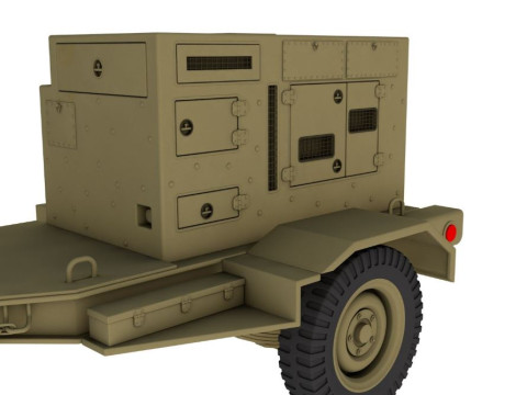 Military Generator Modello 3D