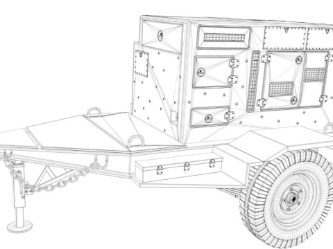Military Generator 3D Model