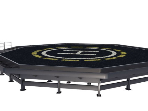 Heliport Model 3D