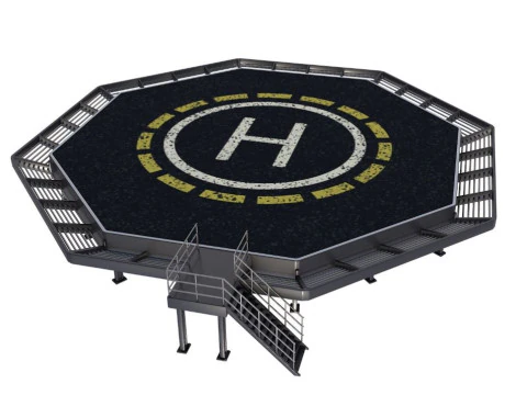 Heliport 3D Model