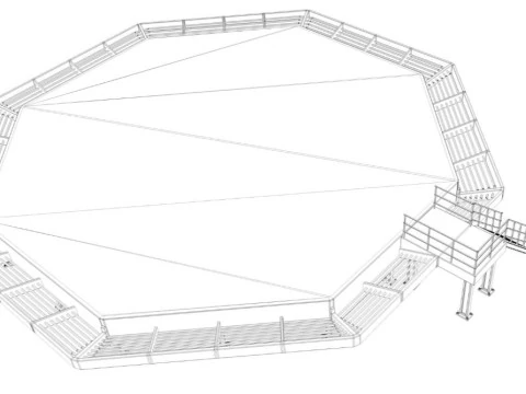 Heliport 3D Model