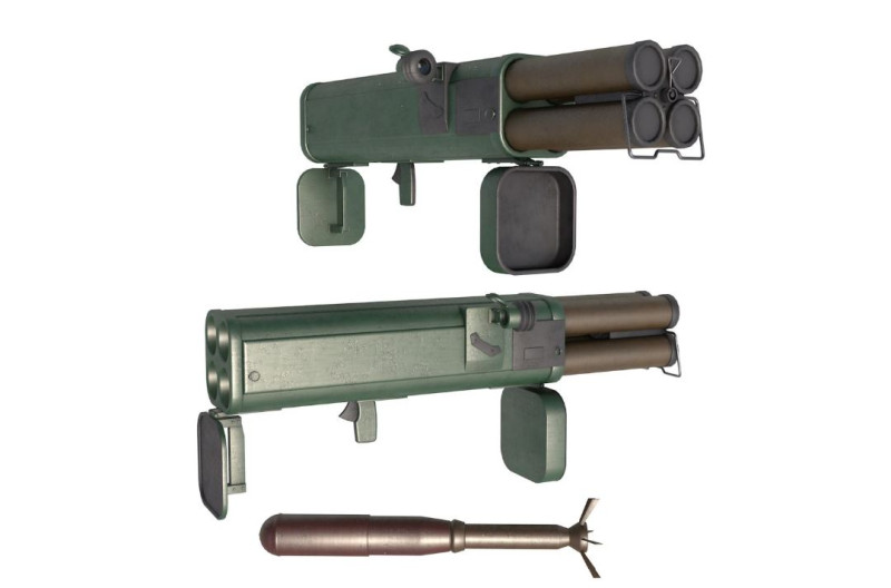 Incendiary Rocket Launcher 3Dモデル .c4d .max .obj .3ds .fbx .stl .blend 