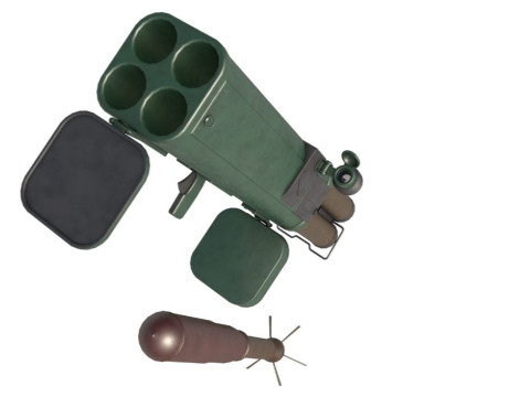Incendiary Rocket Launcher 3Dモデル