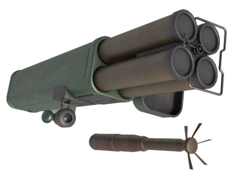 Incendiary Rocket Launcher 3Dモデル
