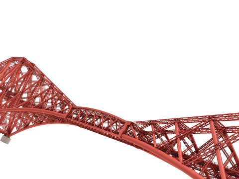 Forth Bridge 3D Model