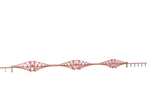 Forth Bridge 3D Model