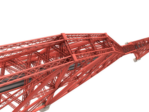 Forth Bridge 3D Model
