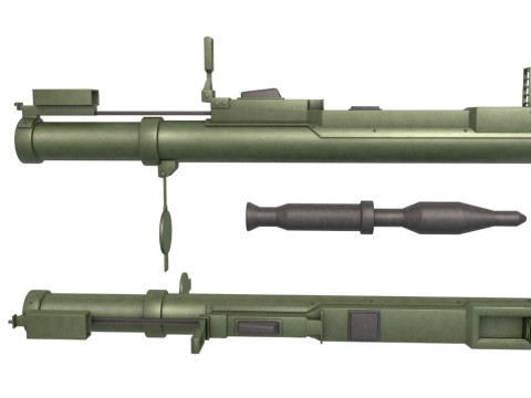 Incendiary Rocket Launcher Model 3D