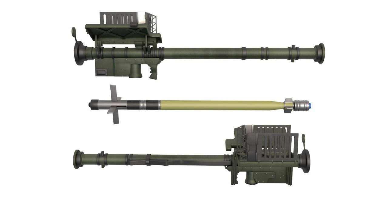 FIM 92 Stinger 3D Model .c4d .max .obj .3ds .fbx .stl .blend 