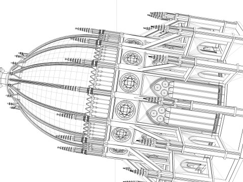 Hungarian Parliament Building 3D Model
