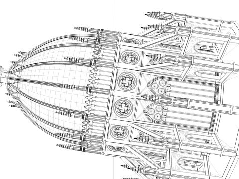 Hungarian Parliament Building 3D Model