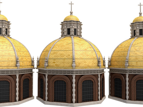 Baslica de Santa Mara de Guadalupe 3D Модель
