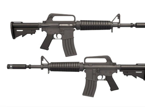 XM177 卡宾枪 3D 模型