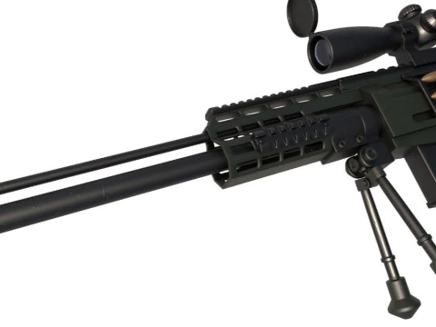 Rifle AS 50 3D Model