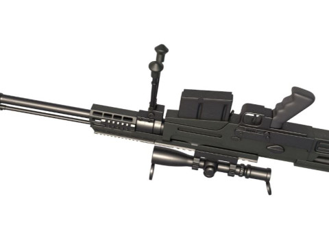 Rifle AS 50 3D Model