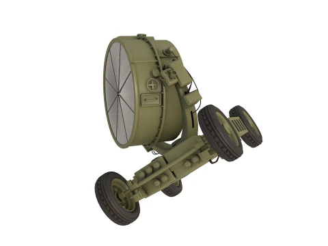 Antiaircraft Searchlights 3D Model