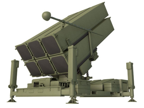 NASAMS air defense system intercepts 3Dモデル