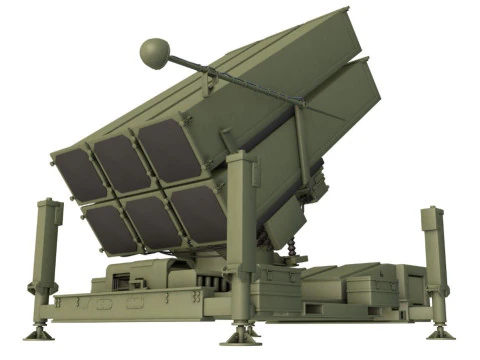 NASAMS air defense system intercepts 3D Model