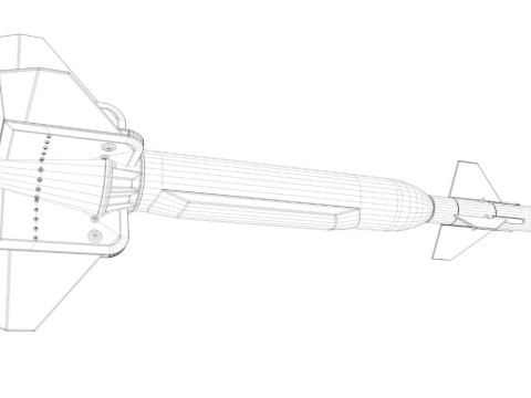 GBU-24B Paveway Modelo 3D