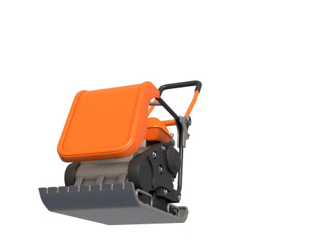 Vibratory Plate Compactor 3D Model
