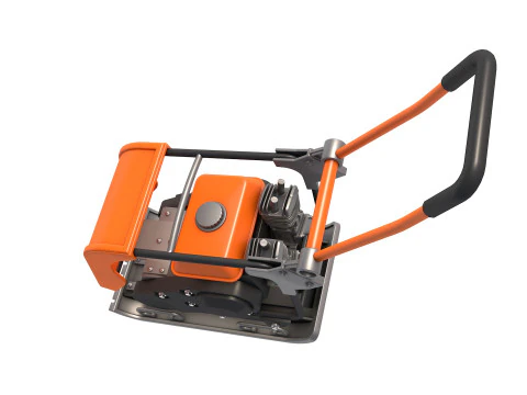 Vibratory Plate Compactor 3D Model